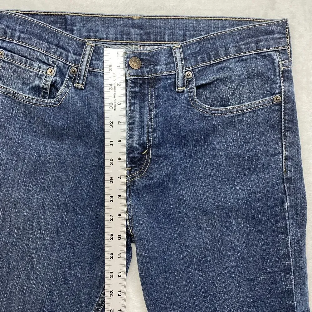 Levis 511 Jeans Mens 32x34 Slim‎ Straight Blue cowboy western rodeo
